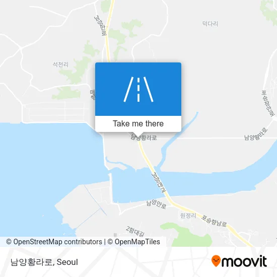 남양황라로 map