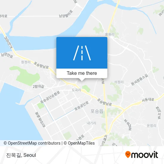 진목길 map