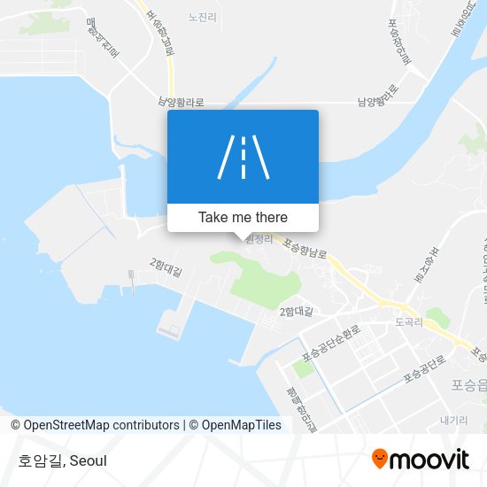 호암길 map