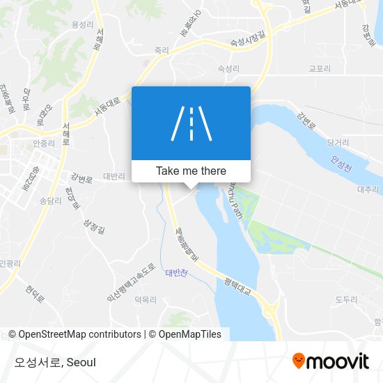 오성서로 map