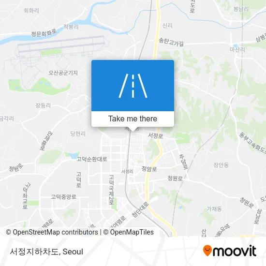 서정지하차도 map
