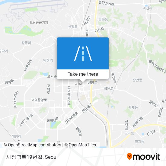 서정역로19번길 map