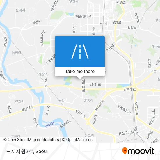 도시지원2로 map