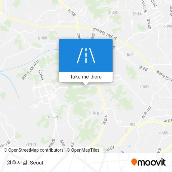 원후사길 map