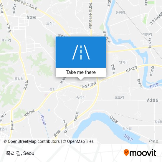 죽리길 map