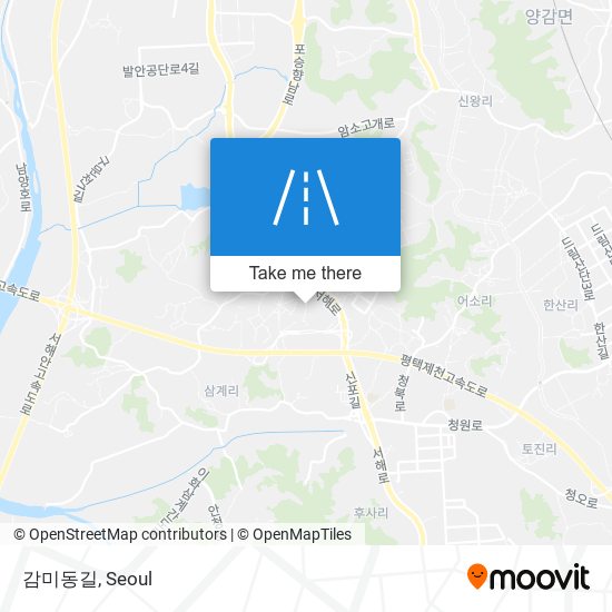 감미동길 map