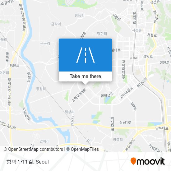 함박산11길 map