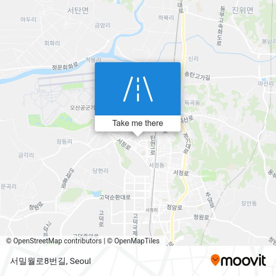 서밀월로8번길 map