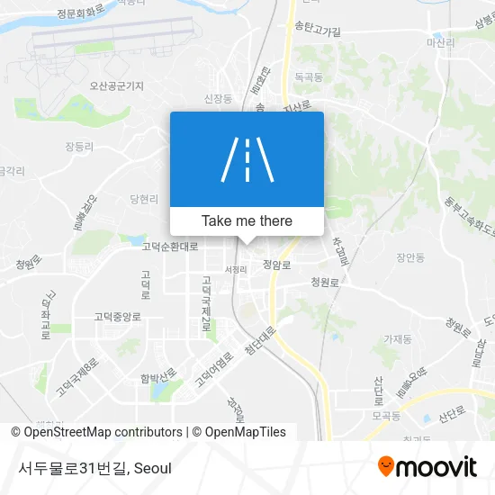 서두물로31번길 map