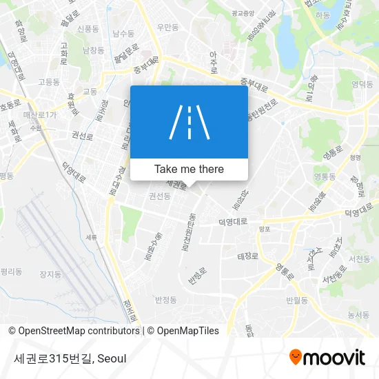 세권로315번길 map