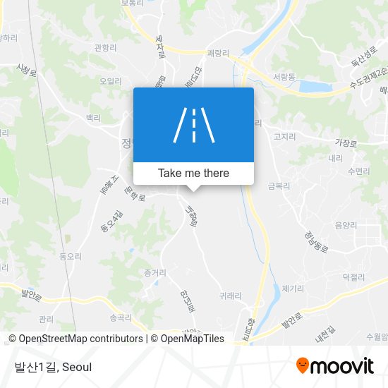 발산1길 map