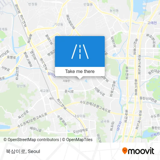북삼미로 map
