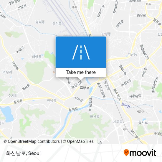 화산남로 map