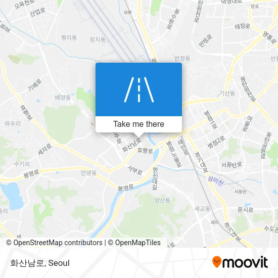 화산남로 map