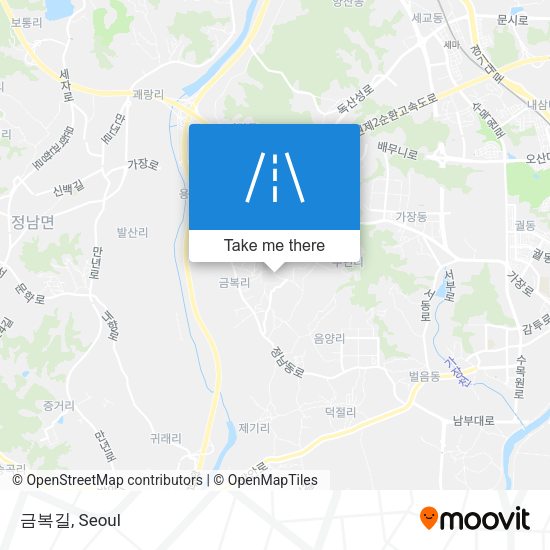 금복길 map