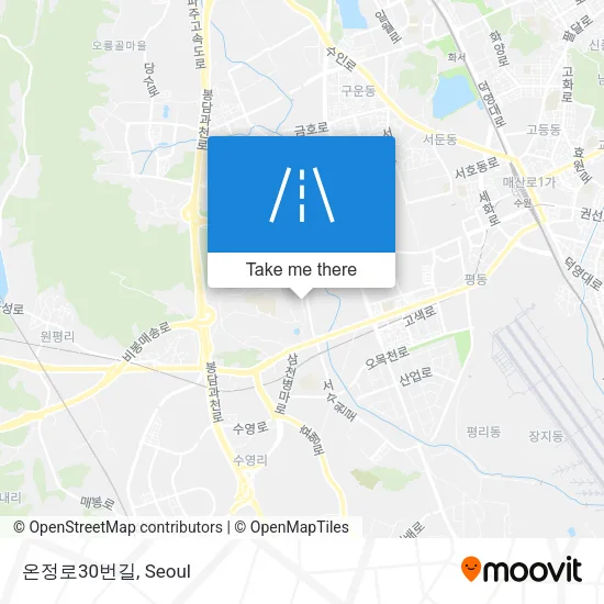 온정로30번길 map