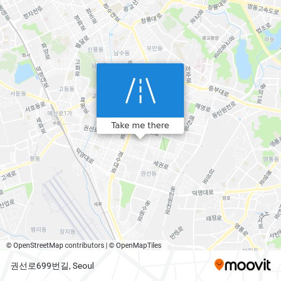 권선로699번길 map