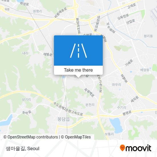 샘마을길 map