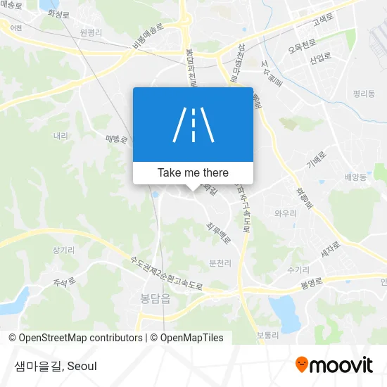샘마을길 map