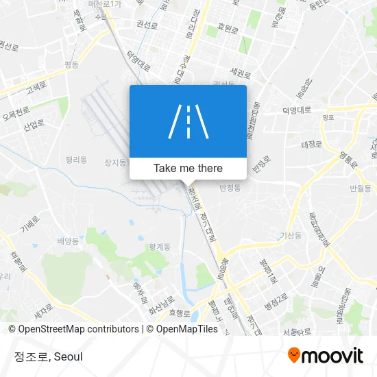 정조로 map