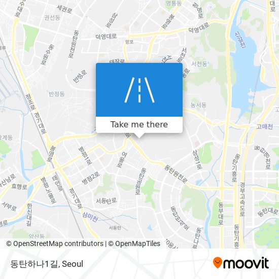 동탄하나1길 map