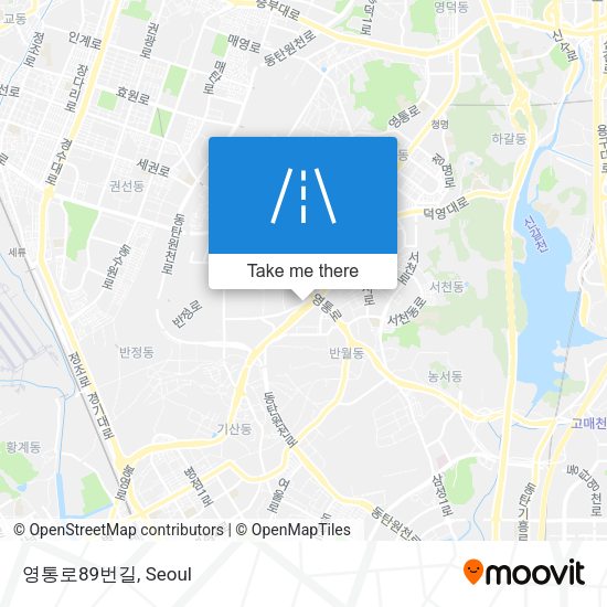 영통로89번길 map