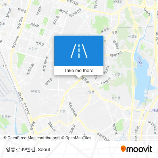 영통로89번길 map