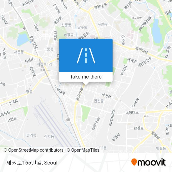 세권로165번길 map