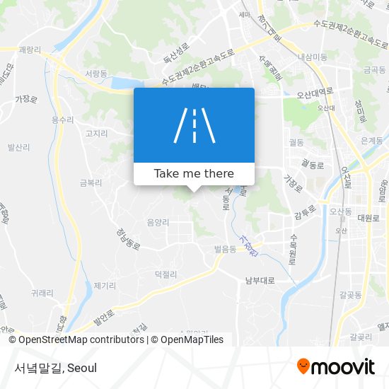 서녘말길 map