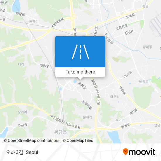 오래3길 map
