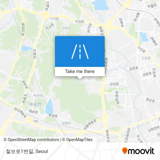 칠보로1번길 map