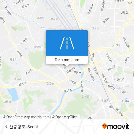 화산중앙로 map