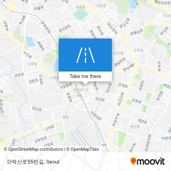 갓매산로55번길 map