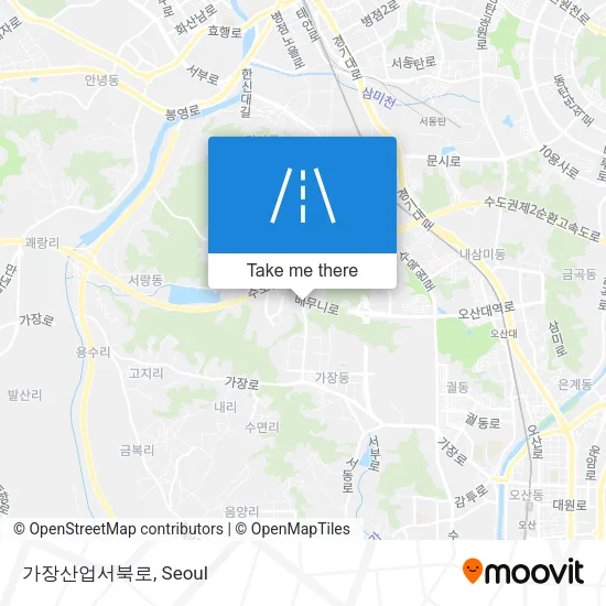 가장산업서북로 map