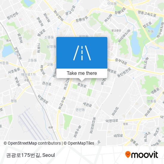 권광로175번길 map