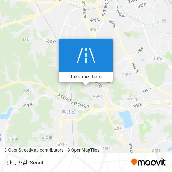 안능안길 map