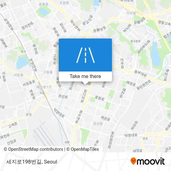 세지로198번길 map