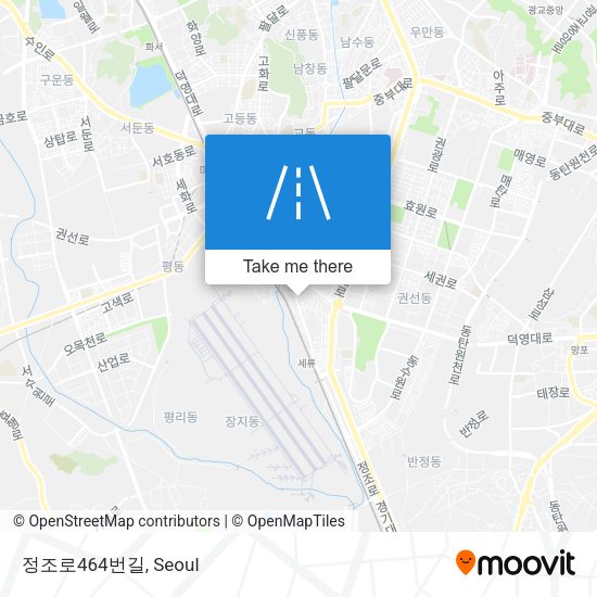 정조로464번길 map