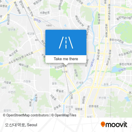 오산대역로 map