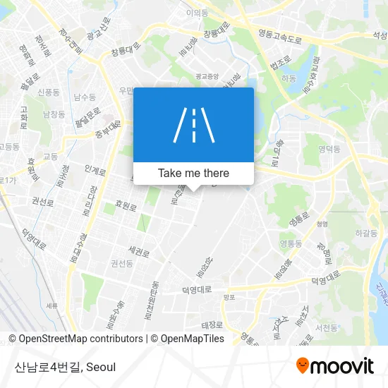 산남로4번길 map
