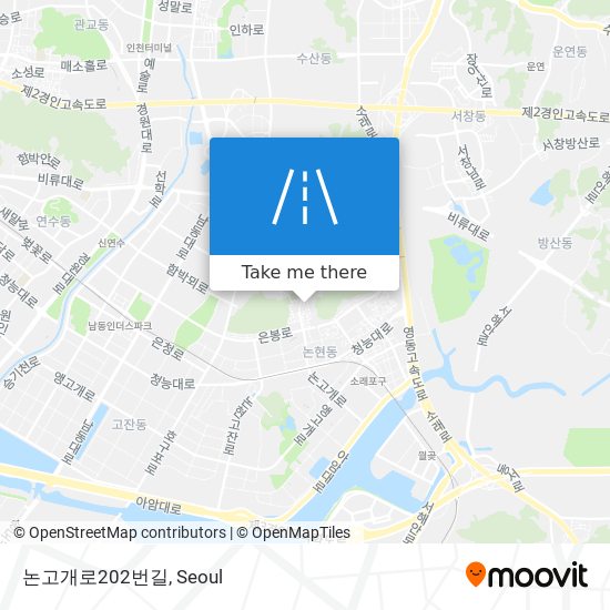 논고개로202번길 map