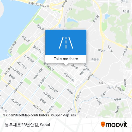 봉우재로23번안길 map