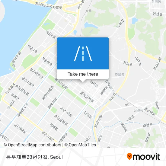봉우재로23번안길 map