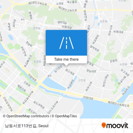 남동서로113번길 map