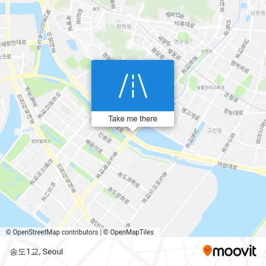 송도1교 map