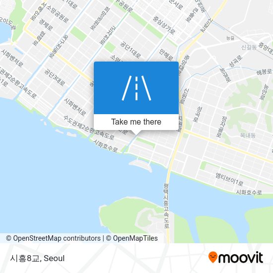 시흥8교 map