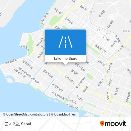 군자2교 map