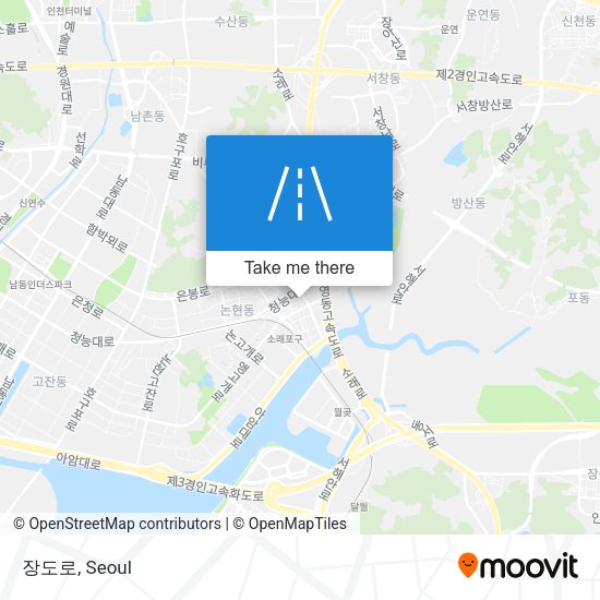 장도로 map