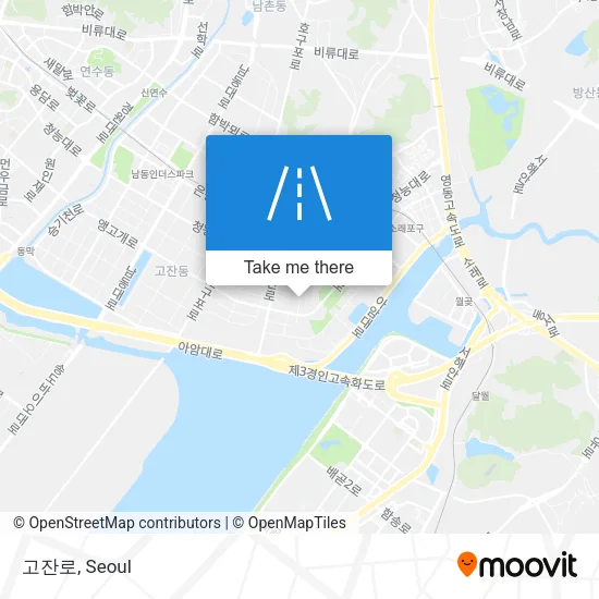 고잔로 map