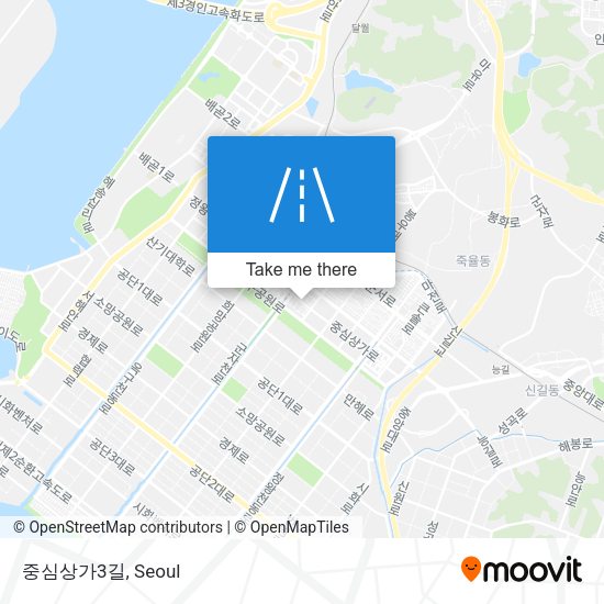 중심상가3길 map